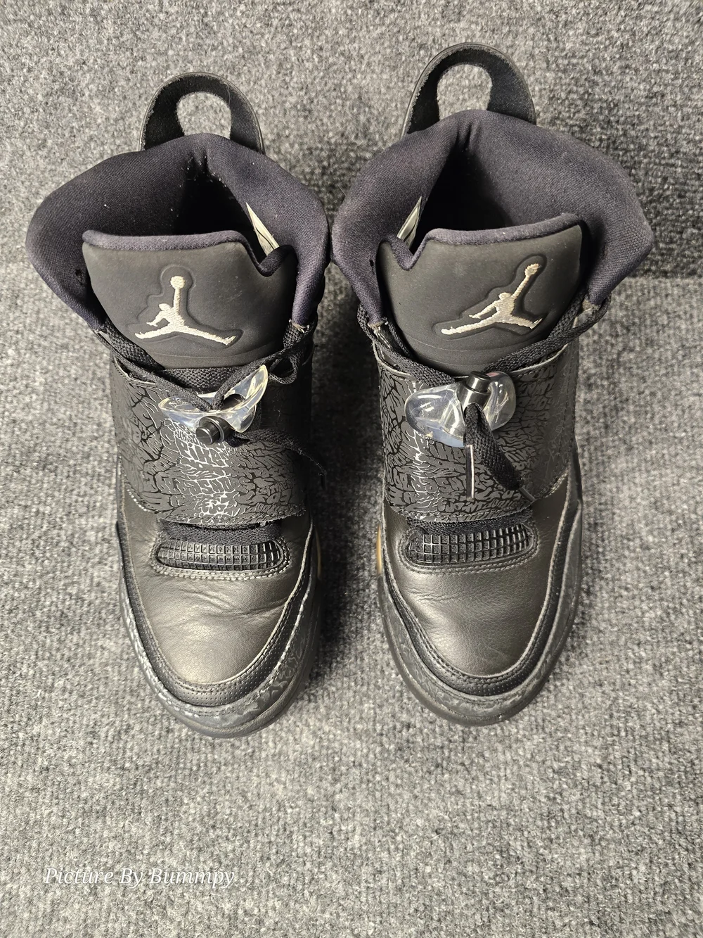 Air Jordan Son of Mars Black Cat Men's Size 8 512245-010 OG Metallic Silver